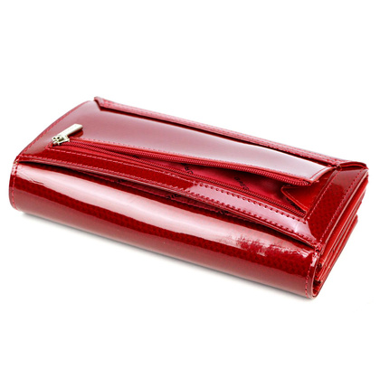 Portfel damski skórzany PELLUCCI CB-102 czerwony