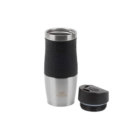 RIVACASE Kubek termiczny 380 ml srebny