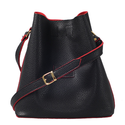 Torebka damska KEMER 796 Czarno czerwona - min. zamówienie 20 / 50 / 100 szt.