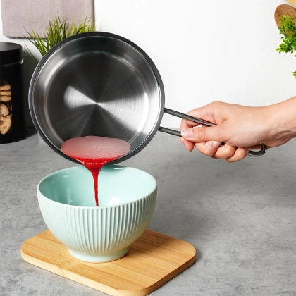 Rondelek rondel garnek stalowy nierdzewny 12 cm