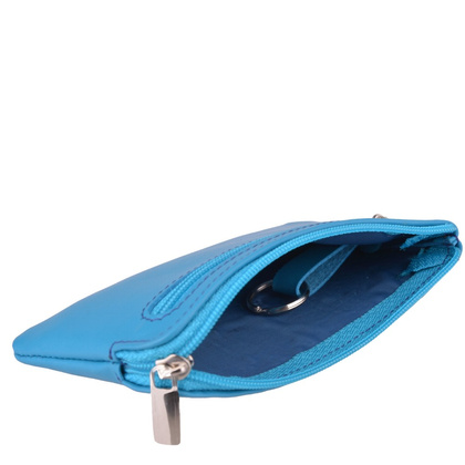 Etui na klucze skórzane KEMER ETK Błękitne - min. zamówienie 20 / 50 / 100 szt.