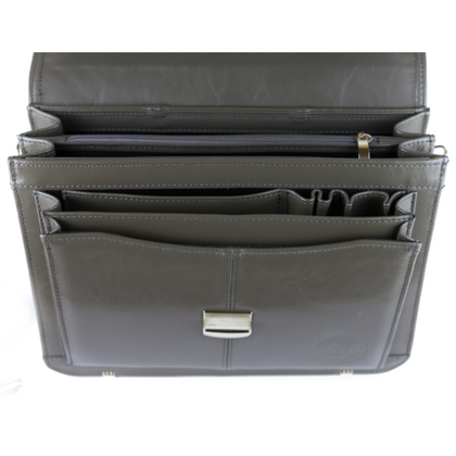 523 Teczka damska 2-komorowa-szary KEMER