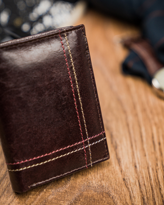 Portfel męski skórzany always wild® skóra na karty