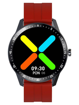 SMARTWATCH G. Rossi SW018-4 black/red (zg335d) WŁASNE TARCZE