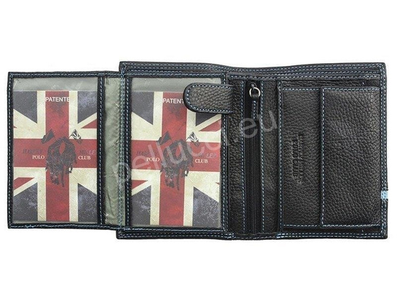 Portfel męski skórzany PELLUCCI Polo Club 5313 475 Czarny