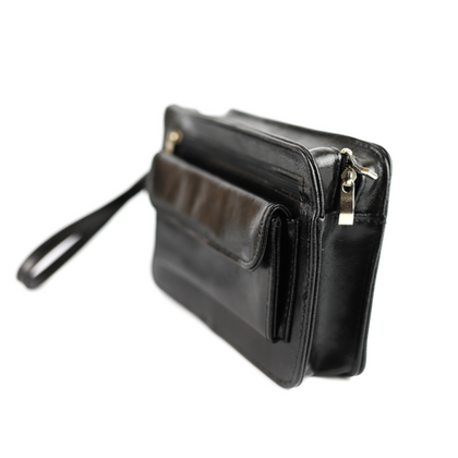 308-Saszetka męska - czarna KEMER