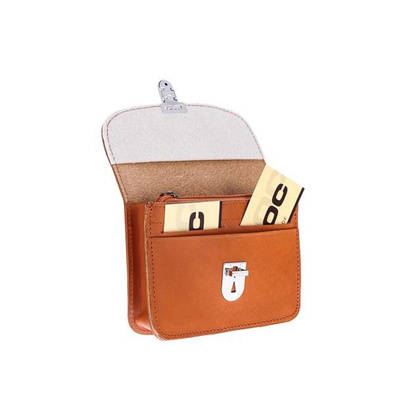 Saszetka do paska skóra KEMER VOOC Vintage P11 Brązowy