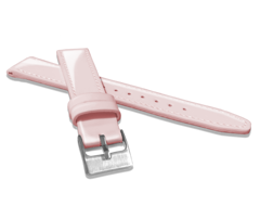 MINET Różowy skórzany pasek o wysokim połysku GLAMOUR - 18