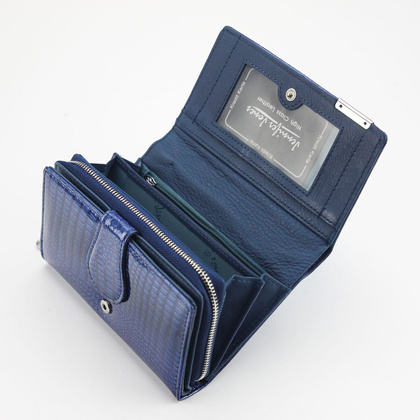 Portfel damski skórzany PELLUCCI 5261-2 Wiśniowy