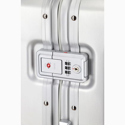 Średnia walizka TRAVELITE NEXT 2.0 79848-56 Srebrna