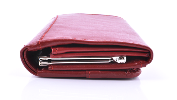 Portfel damski skórzany KEMER P10 Czerwony - min. zamówienie 20 / 50 / 100 szt.