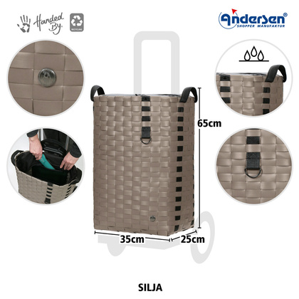 Wózek na zakupy ANDERSEN Alu Star Silja