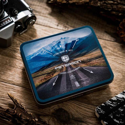 Portfel męski ze skóry naturalnej Peterson Czarny