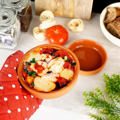 Naczynie do zapiekania miska kamionkowa zestaw 2 szt. 450ml