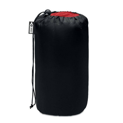 Koc podróżny z polaru RPET Czerwony