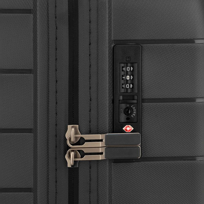 Średnia walizka TRAVELITE MOOBY 76848-01 Czarna