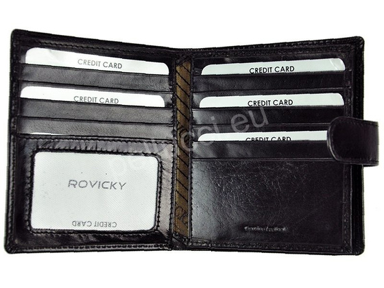 Portfel męski skórzany PELLUCCI PC-106L-BAR Czarny