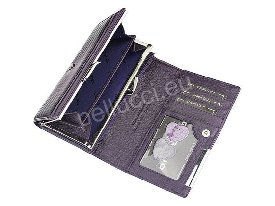 Portfel damski skórzany PELLUCCI GF101 Niebieski