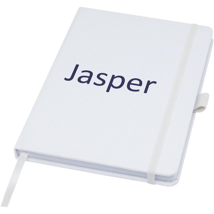 Notatnik w formacie A5 z papieru z recyklingu z okładką z plastiku z recyklingu Honua