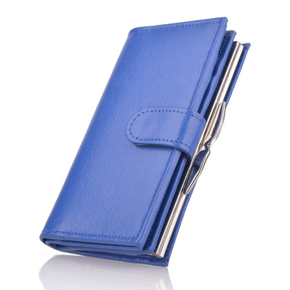 Portfel damski skórzany KEMER P13 Niebieski - min. zamówienie 20 / 50 / 100 szt.