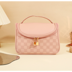 Kosmetyczka rozkładana kuferek róż KS82