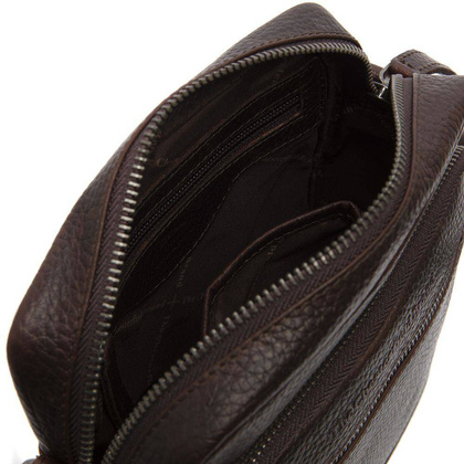 Torba na ramię skórzana na ramię Brązowa - min. zamówienie 20 / 50 / 100 szt.