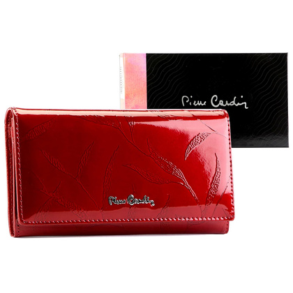Pierre Cardin Duży skórzany portfel damski