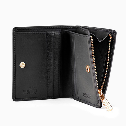 Portfel damski skórzany PUCCINI ZEN ZN9006 1 Czarny