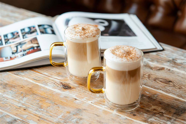 Komplet 2 szklanek z podwójną ścianką Amber 350 ml 8593