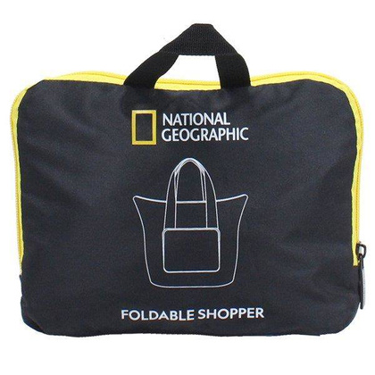 Torba składana typu shopper National Geographic FOLDABLES 14402 czarna