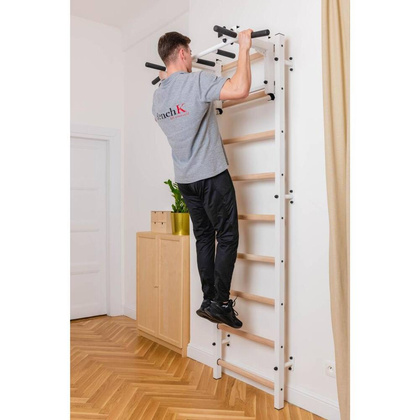Drabinka gimnastyczna z regulowanym metalowym drążkiem 711W BenchK