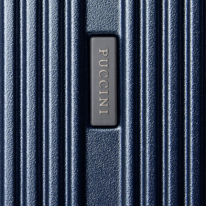 Średnia walizka PUCCINI GENEVA PC033B 7A Granatowa