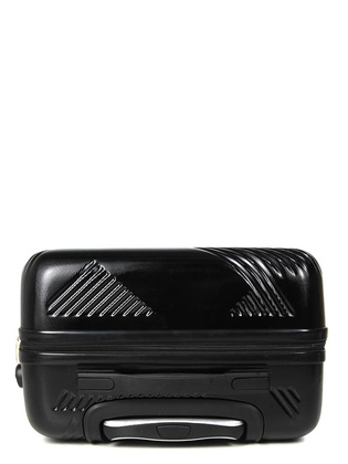 LYS Paris Cali Mała twarda czarna walizka kabinowa na kółkach 55 cm