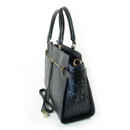 GRANAT DUŻA TOREBKA SKÓRZANA TECZKA A4 VERA PELLE VP655BS