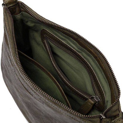 Torebka damska skórzana na ramię Zielony - min. zamówienie 20 / 50 / 100 szt.
