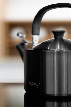 Czajnik 1,5l z gwizdkiem Diamante grafitowy matowy 28197