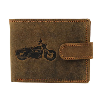 Skórzany męski portfel KEMER L895