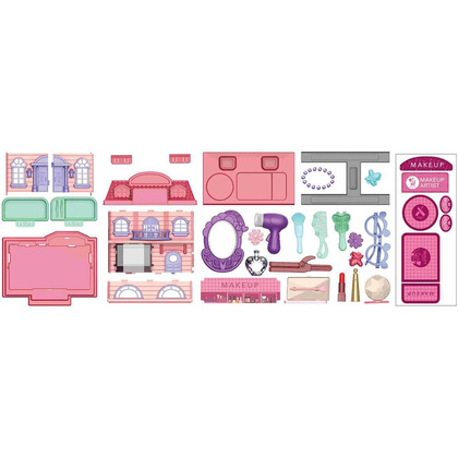 Toaletka - domek 2w1 Diy 25x19,5x41,5 cm