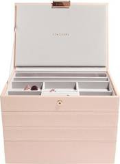 Szkatułka na biżuterię Stackers poczwórna classic różowa różowe złoto