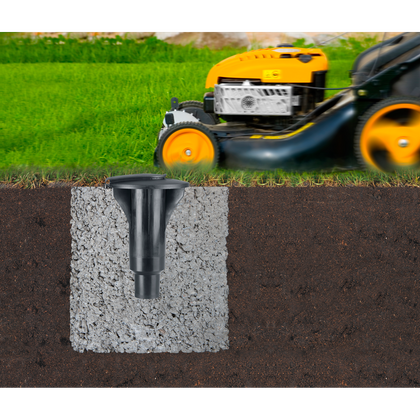 Suszarka ogrodowa Topspinner 0m szara do betonu 310768