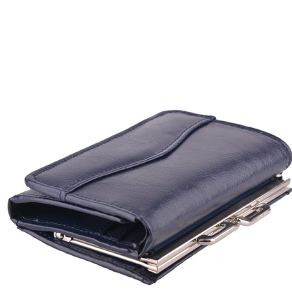 Portfel damski skórzany KEMER P25 Granatowy - min. zamówienie 20 / 50 / 100 szt.