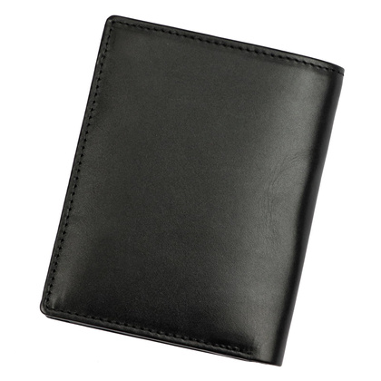 Skórzany męski portfel EL FORREST 1370-67 RFID czarny