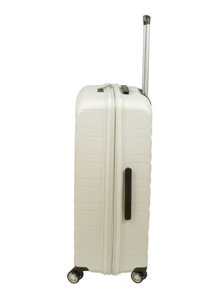 Walizka DIELLE 100 4k 76cm duża biała PP z poszerzeniem