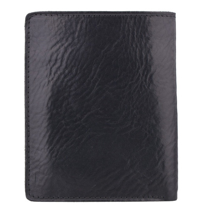 Portfel męski skórzany KEMER 348 Czarny - min. zamówienie 20 / 50 / 100 szt.