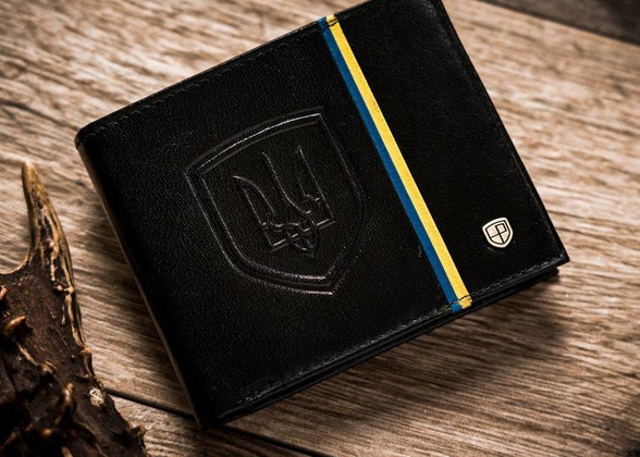 Skórzany portfel męski w orientacji poziomej z systemem rfid