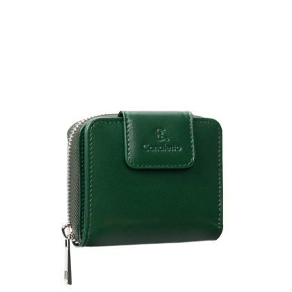 Skórzany portfel damski Canaletto z naturalnej skóry licowej - elegancki i wszechstronny PD1023s31GR RFID