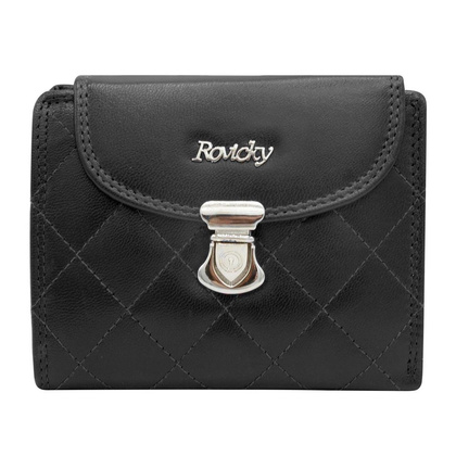 Skórzany portfel damski z technologią rfid