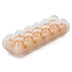 Pojemnik organizer pudełko na jajka jaja do lodówki chłodziarki 12 sztuk jajek