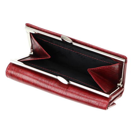 Portfel damski skórzany PELLUCCI 579-58 RFID Czerwony