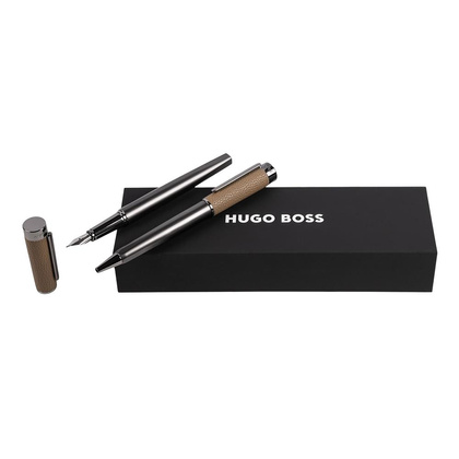 Zestaw upominkowy HUGO BOSS długopis i pióro wieczne - HSU3892X + HSU3894X